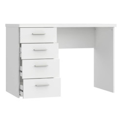 Stylowe biurko do nauki i pracy — matowa biel Domowanie.pl