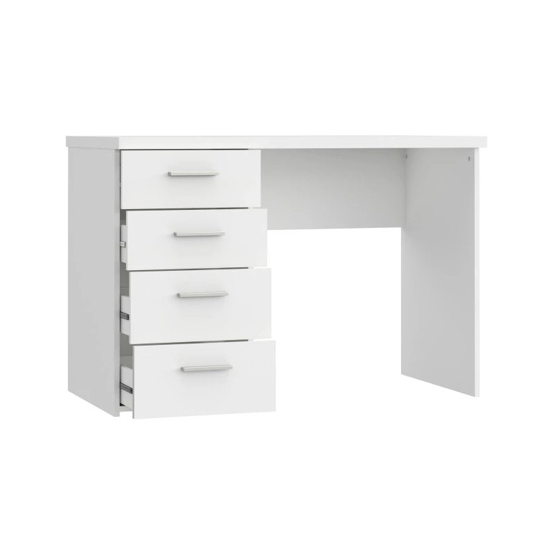 Stylowe biurko do nauki i pracy — matowa biel Domowanie.pl