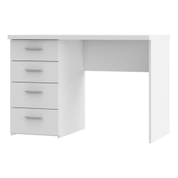 Stylowe biurko do nauki i pracy — matowa biel Domowanie.pl