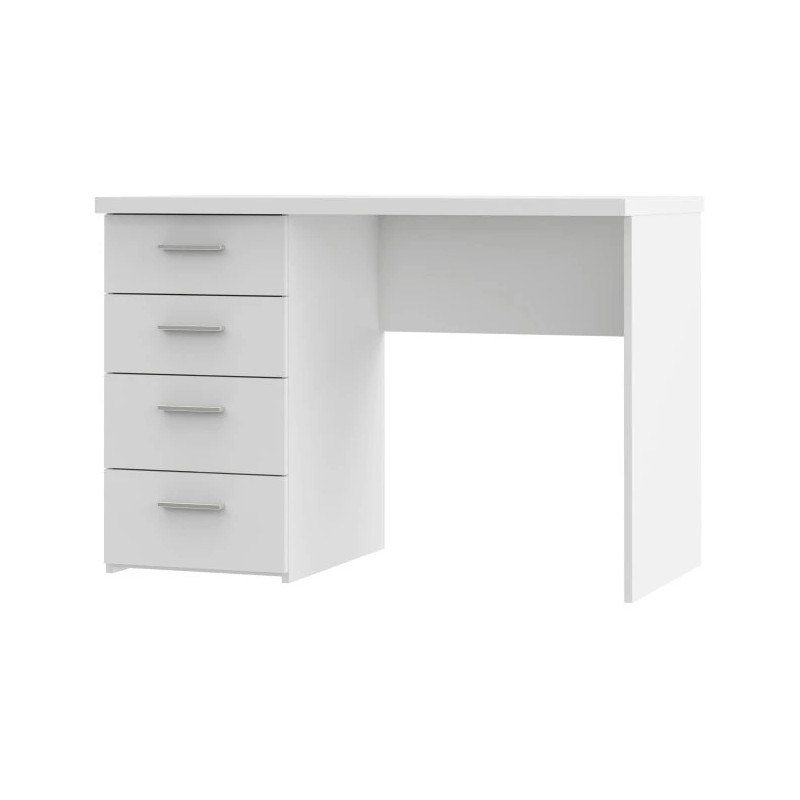 Stylowe biurko do nauki i pracy — matowa biel Domowanie.pl