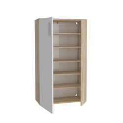 Szafka na buty NET106 Dąb Sonoma/Biały 70 cm — Domowanie.pl