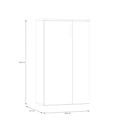 Nowoczesna szafka na buty 70 cm z półkami — Kup online Domowanie