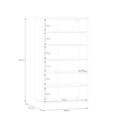 Nowoczesna szafka na buty 70 cm z półkami — Kup online Domowanie
