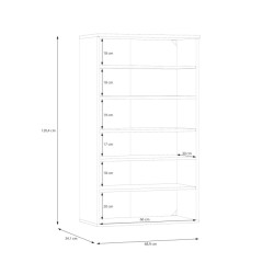 Szafka na buty 2-drzwiowa 70 cm Dąb Artisan/Biały — Domowanie