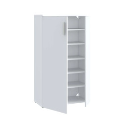 Szafka na buty NET106 Biała 70 cm — styl skandynawski — Domowanie.pl