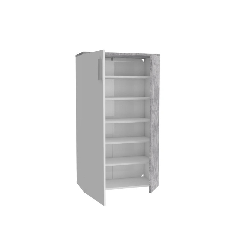 Szafka na buty NET106 Biały/Beton 70 cm – Kup teraz na Domowanie.pl