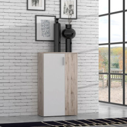 Szafka na buty NET106 Dąb Piaskowy/Biały – Domowanie.pl