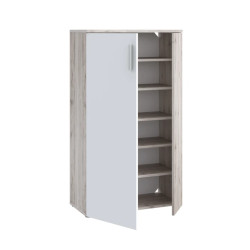 Szafka na buty NET106 Dąb Piaskowy/Biały – Domowanie.pl