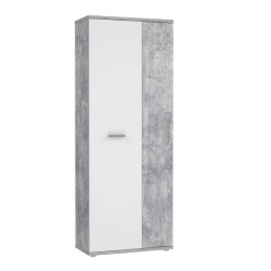 Nowoczesna szafa NET106 Beton/Biały – Kup w Domowanie