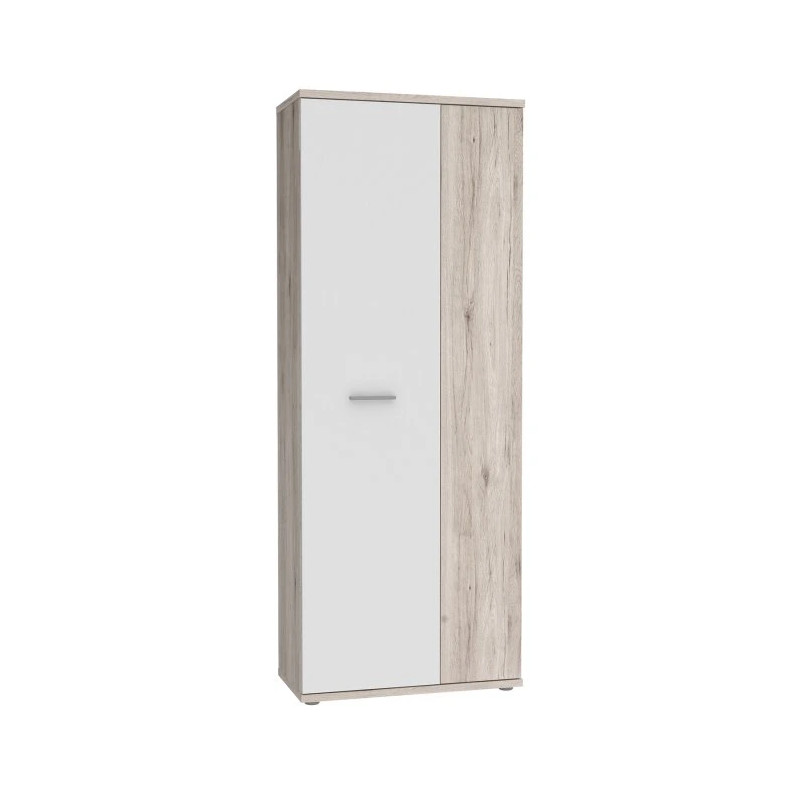 Szafa na buty NET106 Dąb Piaskowy/Biały – 70 cm | Domowanie