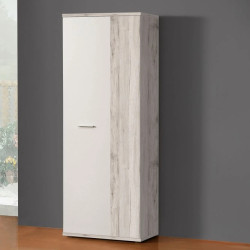 Szafa na buty NET106 Dąb Piaskowy/Biały – 70 cm | Domowanie