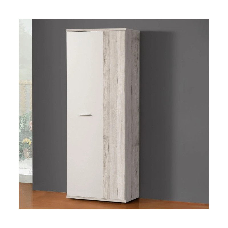 Szafa na buty NET106 Dąb Piaskowy/Biały – 70 cm | Domowanie