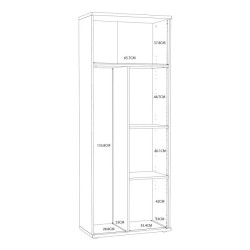 Szafa gospodarcza NET106 Biała 70 cm – Domowanie.pl