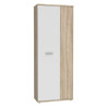 Szafa 70 cm NET106 MS157-Q45F Dąb Sonoma/Biały Meble Forte