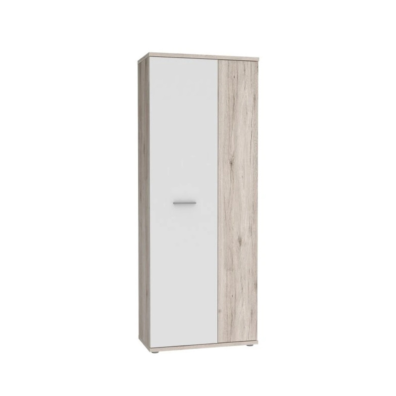 Szafa gospodarcza NET106 Dąb Piaskowy/Biały – 70 cm | Domowanie