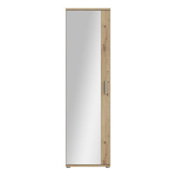 Szafa z lustrem NET106 Dąb Artisan 50 cm – Domowanie.pl