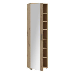 Szafa z lustrem NET106 Dąb Artisan 50 cm – Domowanie.pl