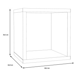 Regał kostka NET106 Dąb Artisan – półka ścienna | Domowanie