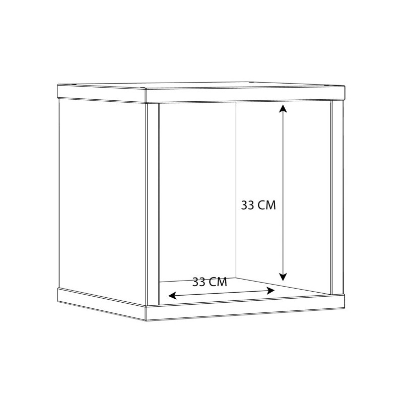 Regał kostka NET106 Terakota – modna półka ścienna | Domowanie