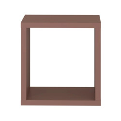 Regał kostka NET106 Terakota – modna półka ścienna | Domowanie