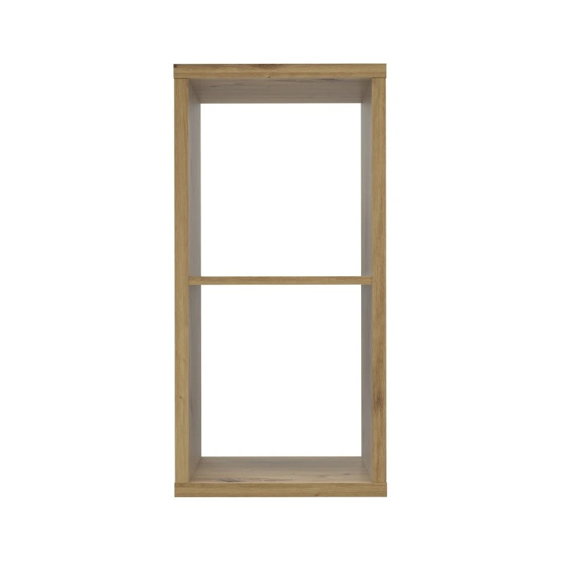 Mały regał otwarty NET106 Dąb Artisan – 2 wnęki | Domowanie