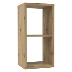 Mały regał otwarty NET106 Dąb Artisan – 2 wnęki | Domowanie