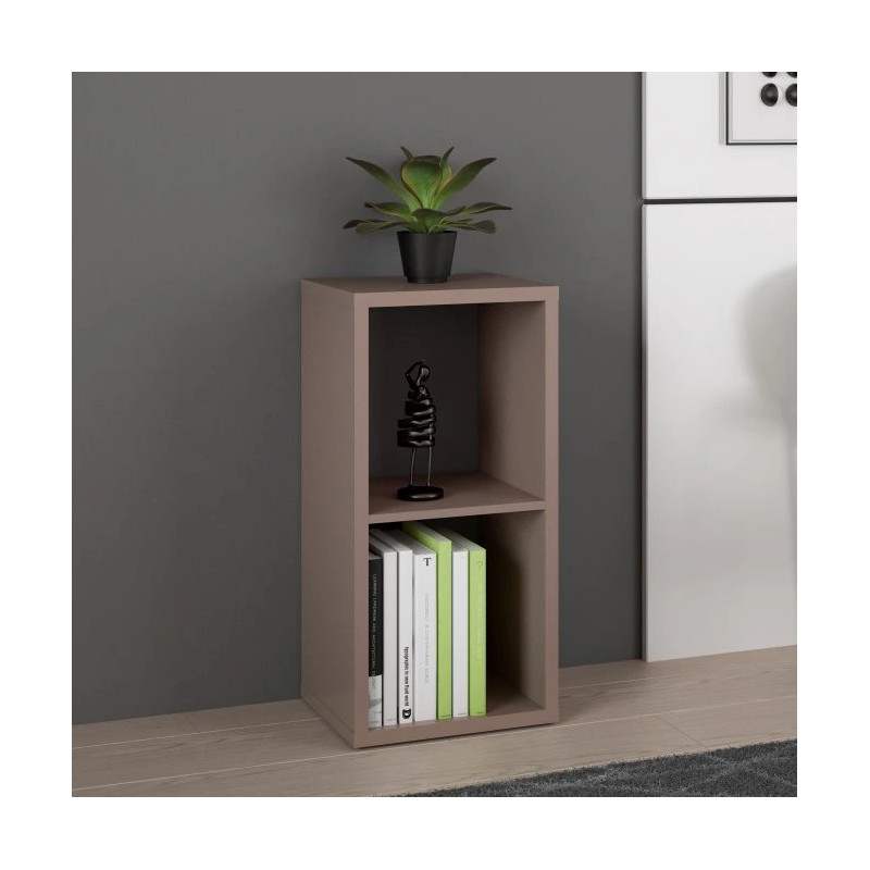 Mały regał NET106 Terakota – nowoczesny i modny | Domowanie