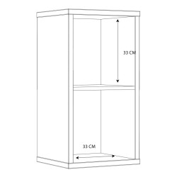 Mały regał NET106 Terakota – nowoczesny i modny | Domowanie