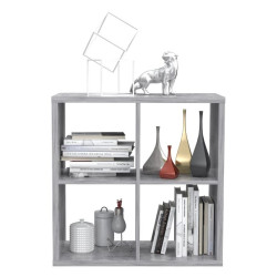 Kwadratowy regał NET106 w stylu loft – Domowanie.pl