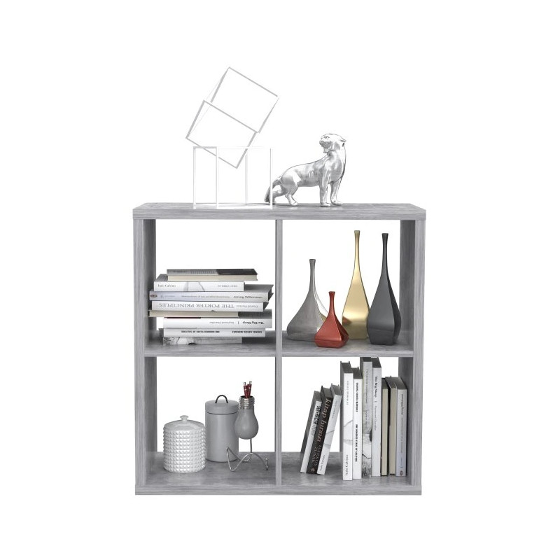 Kwadratowy regał NET106 w stylu loft – Domowanie.pl