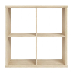 Regał kwadratowy NET106 – ciepły dekor Dąb Sonoma