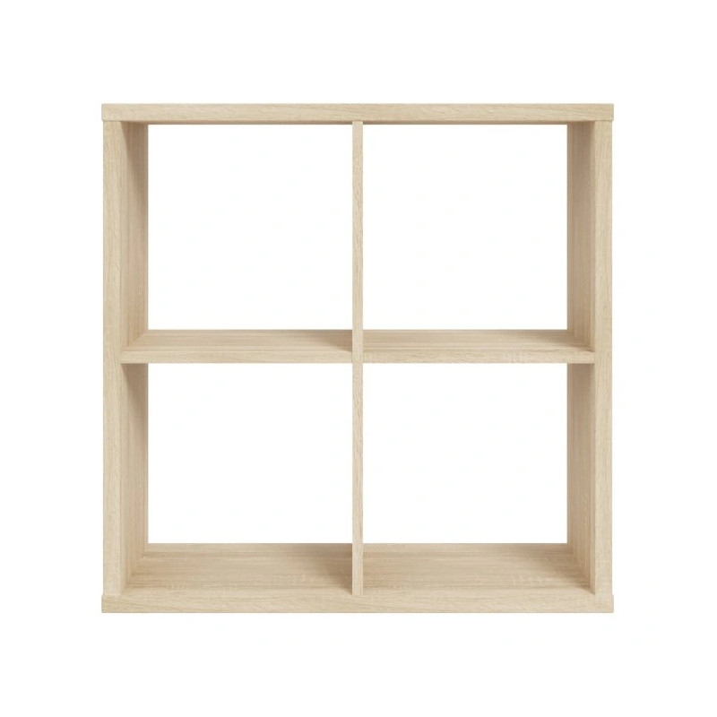 Regał kwadratowy NET106 – ciepły dekor Dąb Sonoma