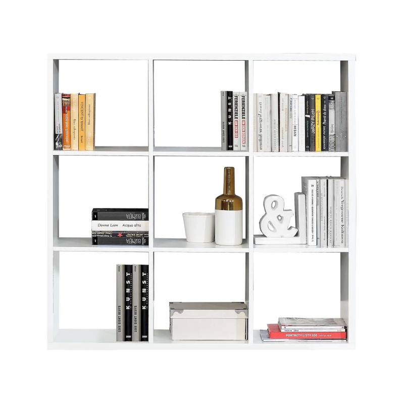 Ażurowy regał otwarty biały – nowoczesny i praktyczny