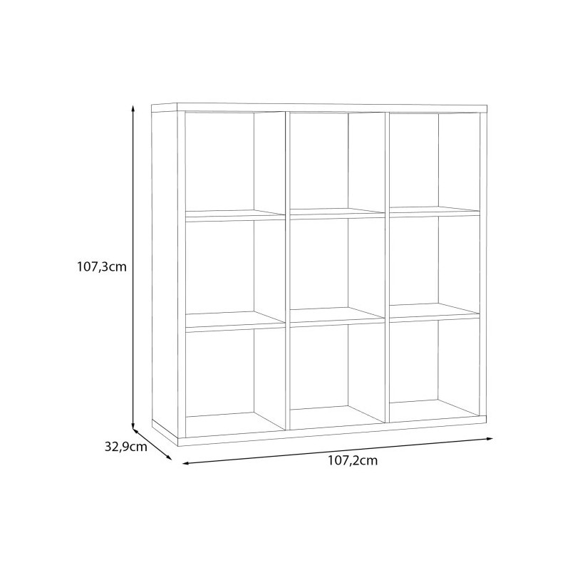 Ażurowy regał otwarty biały – nowoczesny i praktyczny