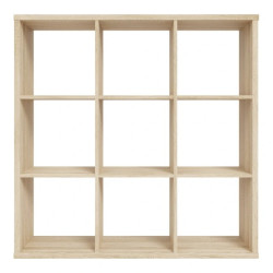 Regał NET106 Dąb Sonoma – 6 wnęk, lekki design | Domowanie