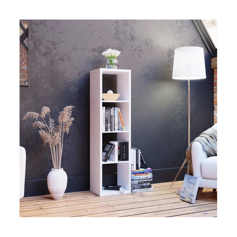 Regał otwarty Biały – idealny do małych przestrzeni | Domowanie