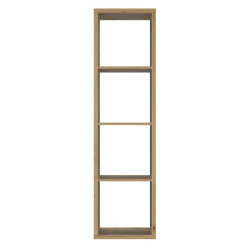 Wąski regał NET106 Dąb Artisan – stylowy i praktyczny mebel