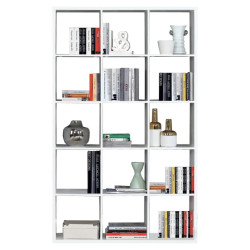 Duży regał NET106 Biały – 15 wnęk, nowoczesny i pojemny