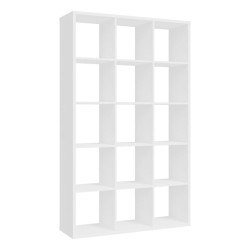 Duży regał NET106 Biały – 15 wnęk, nowoczesny i pojemny