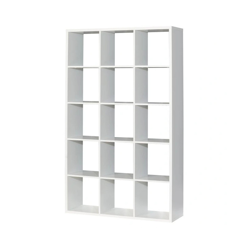 Duży regał NET106 Biały – 15 wnęk, nowoczesny i pojemny