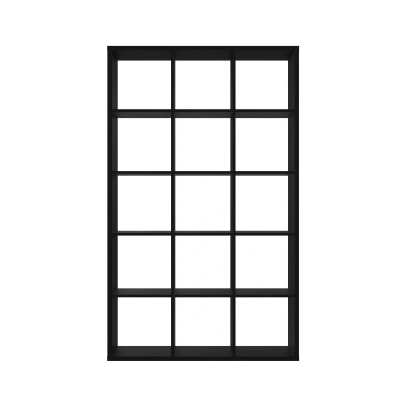 Duży regał NET106 Czarny – nowoczesność i funkcjonalność