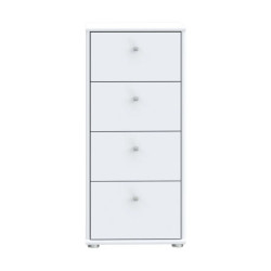 Komoda biała 4 szuflady nowoczesna – szybka wysyłka | Domowanie.pl