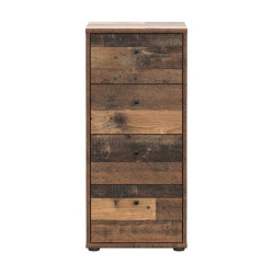 Komoda 4 szuflady Old-Wood Vintage – styl industrialny | Domowanie.pl