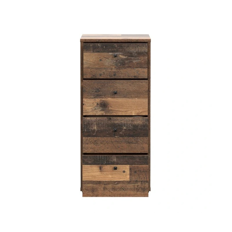 Komoda 4 szuflady Old-Wood Vintage – styl industrialny | Domowanie.pl