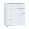 Komoda z szufladami 70 cm Archbox T2KK212 biały