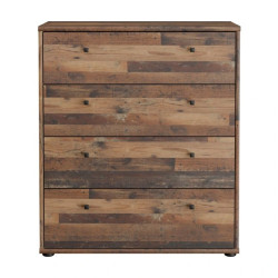 Komoda 4 szuflady Old-Wood Vintage – klasyka i styl | Domowanie.pl