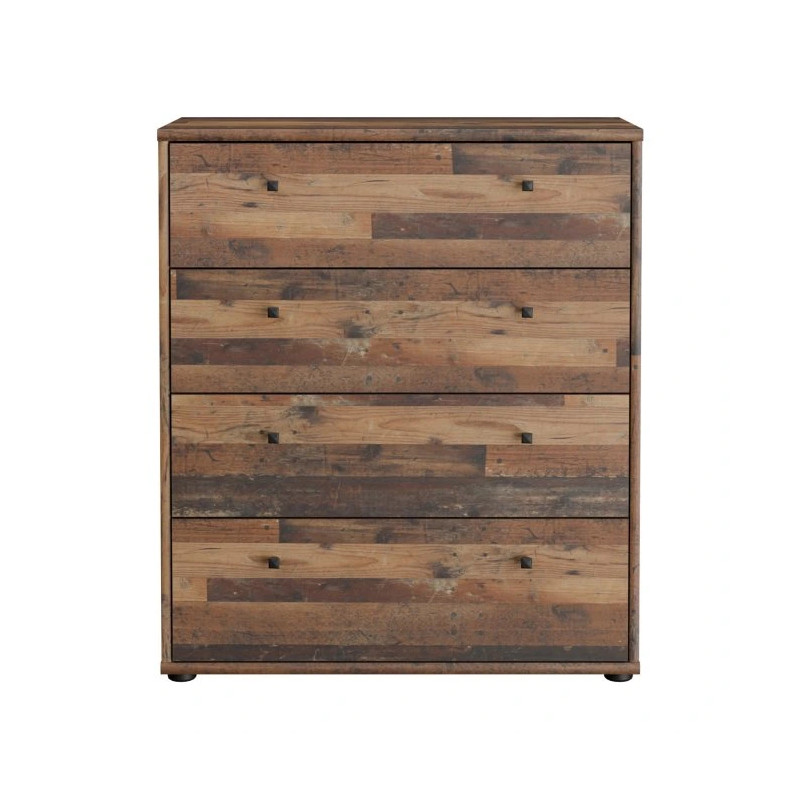 Komoda 4 szuflady Old-Wood Vintage – klasyka i styl | Domowanie.pl