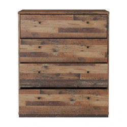 Komoda 4 szuflady Old-Wood Vintage – klasyka i styl | Domowanie.pl