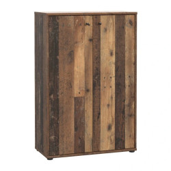 Komoda Old-Wood Vintage z półkami – industrialny styl | Domowanie.pl