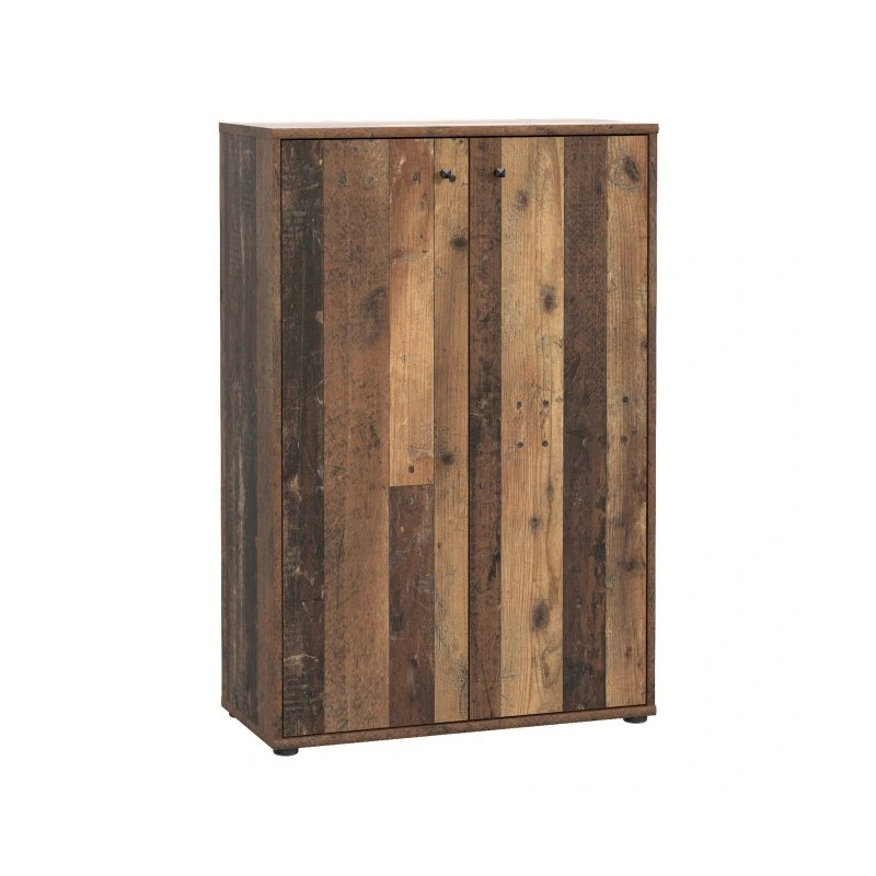 Komoda Old-Wood Vintage z półkami – industrialny styl | Domowanie.pl